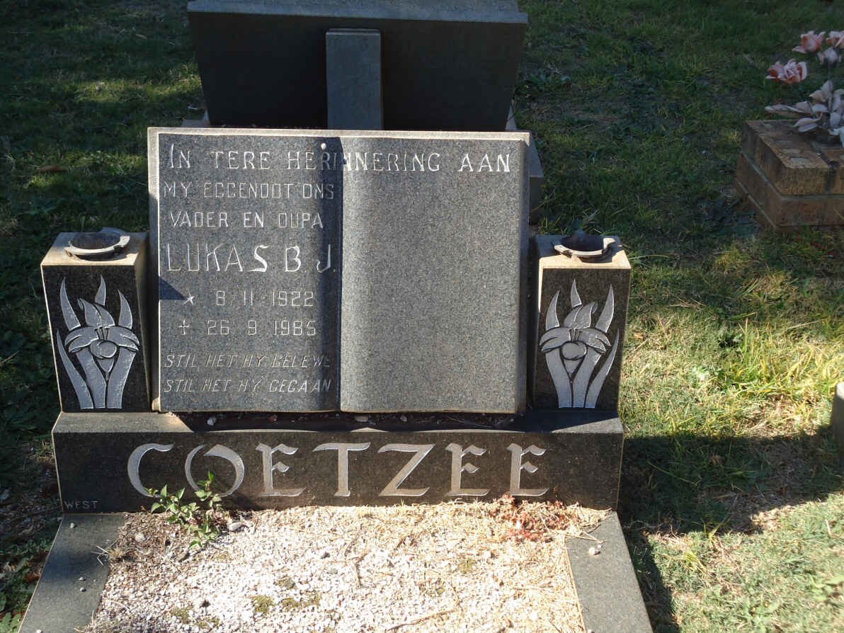 COETZEE Lukas B.J. 1922-1985