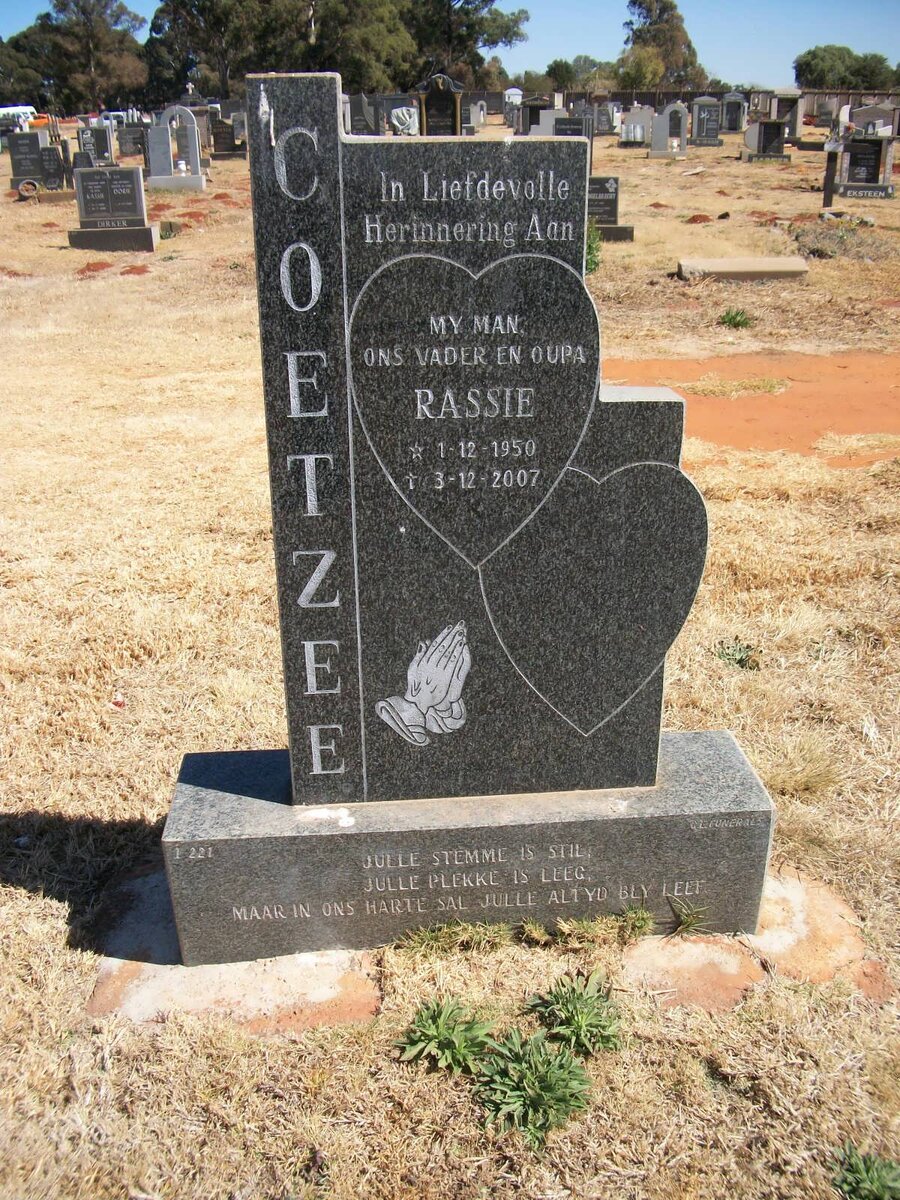 COETZEE Rassie 1950-2007