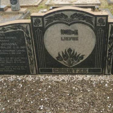 COERTZE Johannes Willem 1893-1959 &amp; Christina Johanna1899-1964