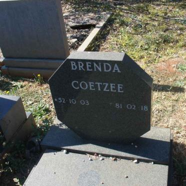 COETZEE Brenda 1952-1981