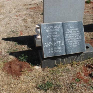 COETZEE Annatjie 1949-2006