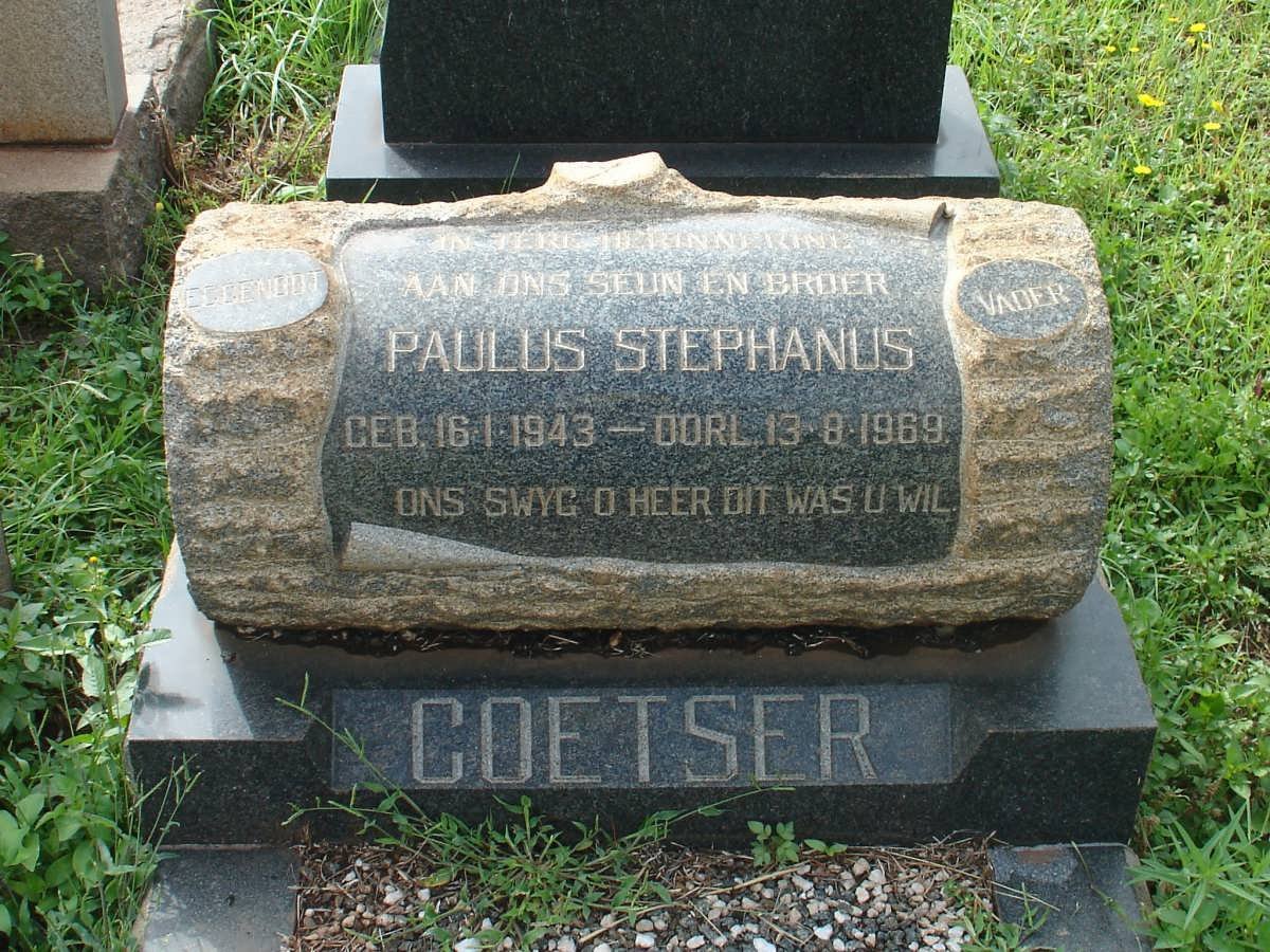 COETSER Paulus Stephanus 1943-1969