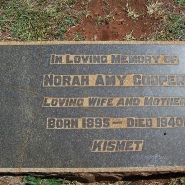 COOPER Norah Amy 1895-1940