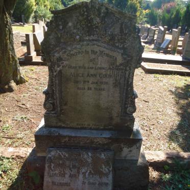 COOK Alice Ann :: HILLHOUSE Florence Ann