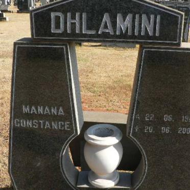 DHLAMINI Manana Constance 1918-2000