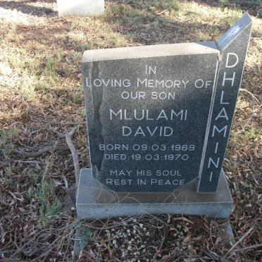 DHLAMINI Mlulami David 1969-1970