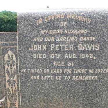 DAVIS John Peter -1943