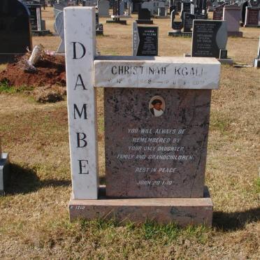 DAMBE Christinah Kgali 1942-2001