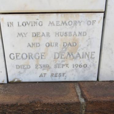 DEMAINE George -1960