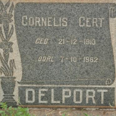 DELPORT Cornelis Gert 1913-1962