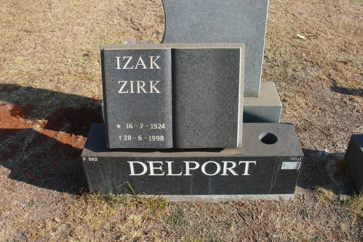 DELPORT Izak Dirk 1924-1998