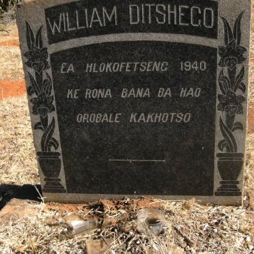 DITSHEGO William -1940