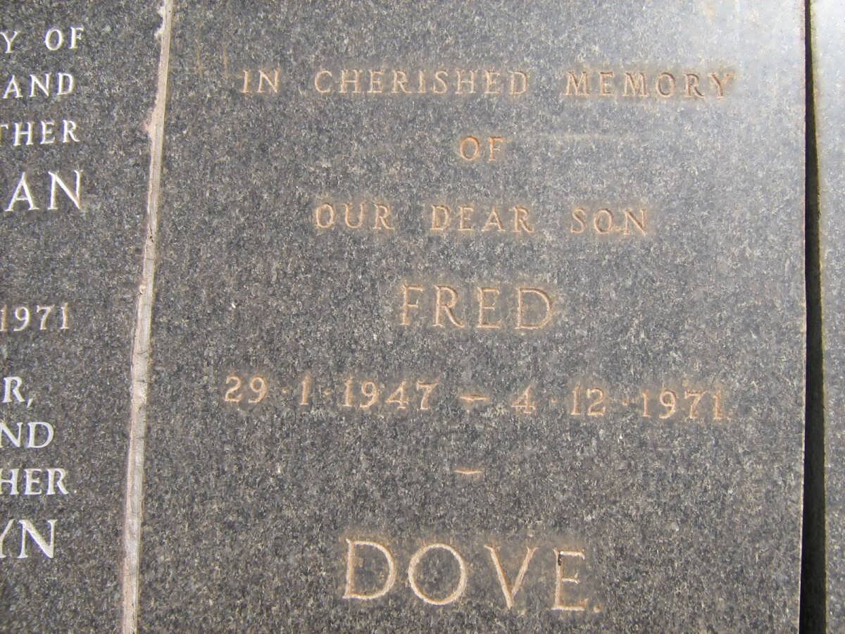 DOVE Fred 1947-1971