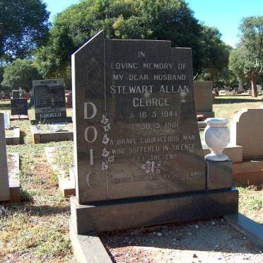 DOIG Stewart Allan George 1944-1981