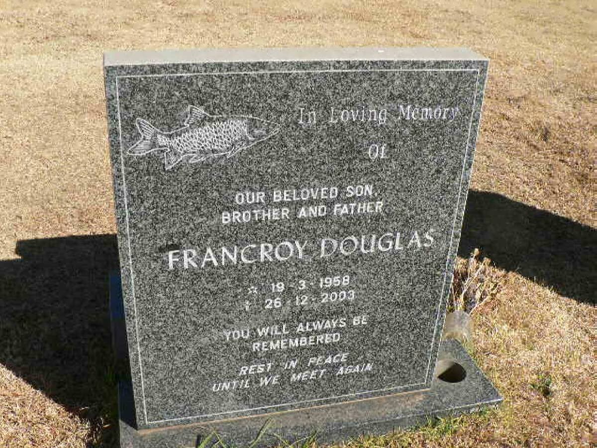 DOUGLAS Francroy 1958-2003