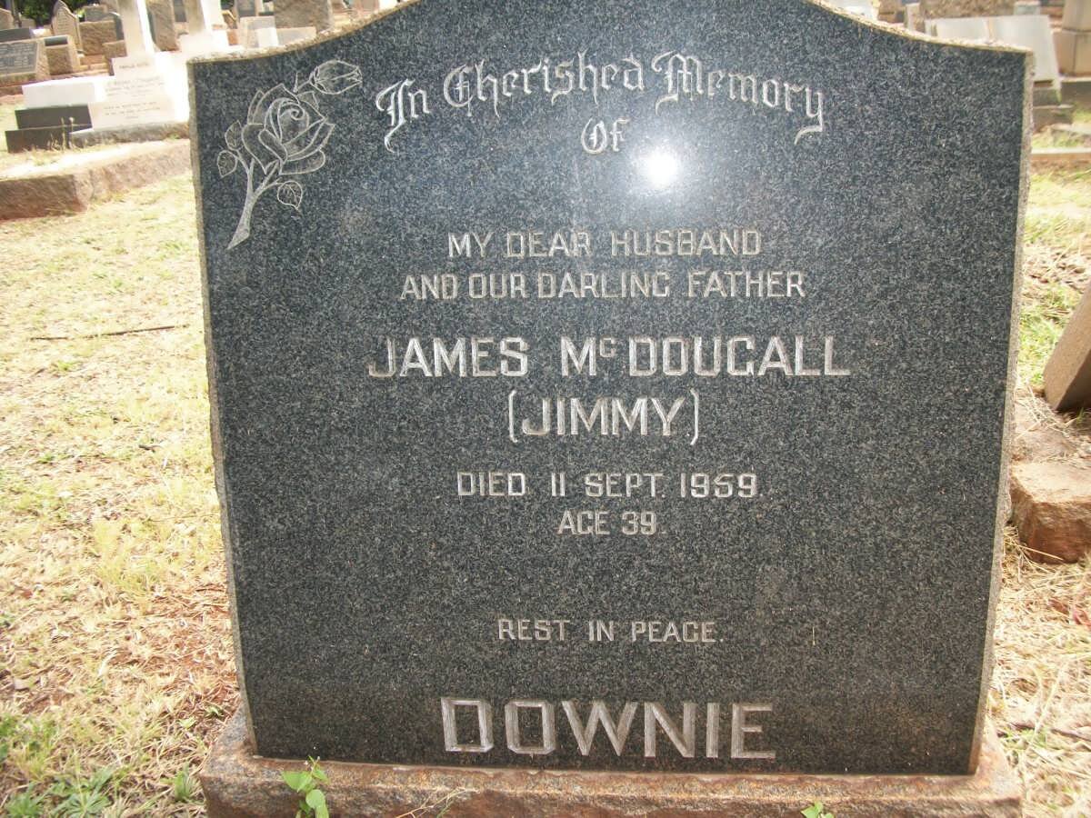 DOWNIE James McDougall -1959
