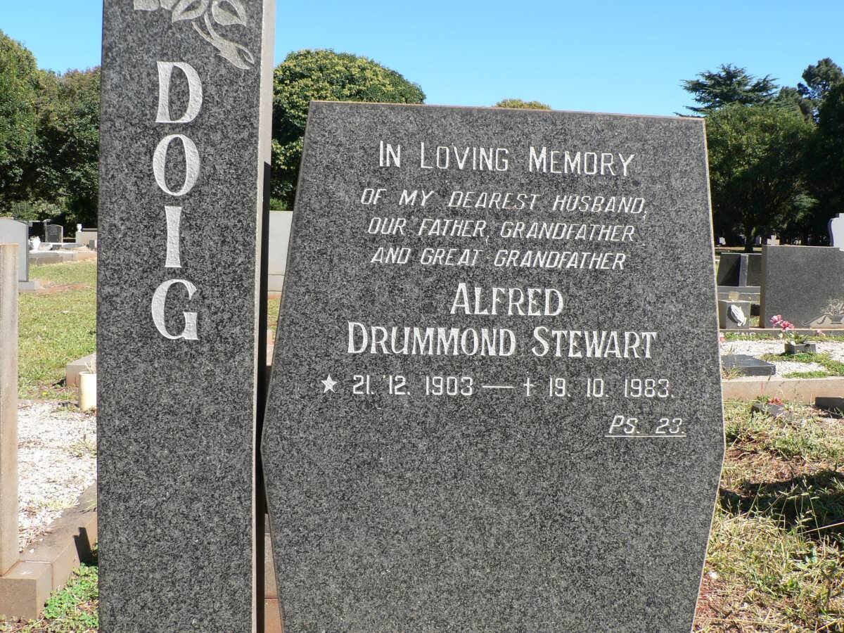 DOIG Alfred Drummond Stewart 1903-1983