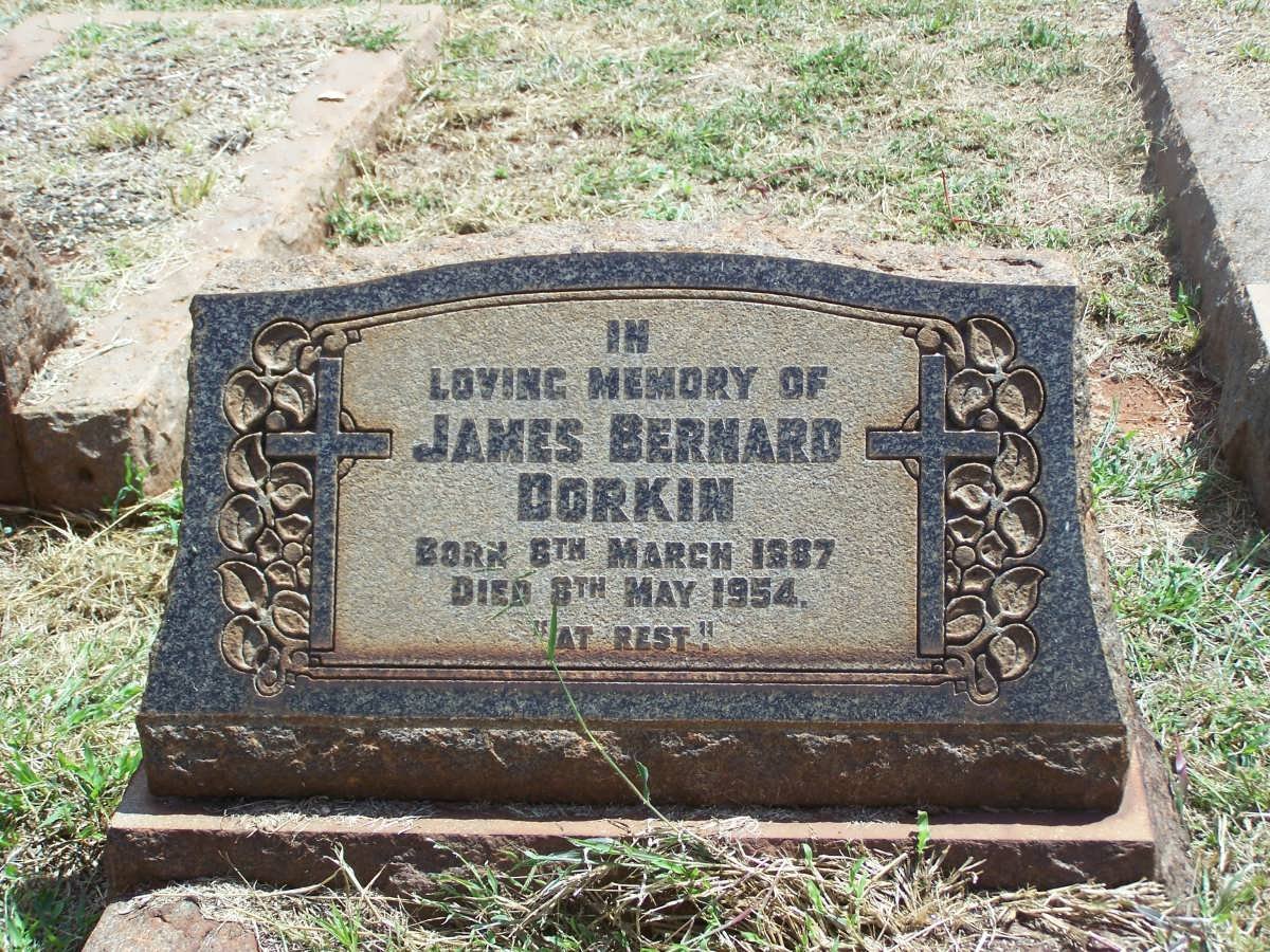 DORKIN James Bernard 1887-1954