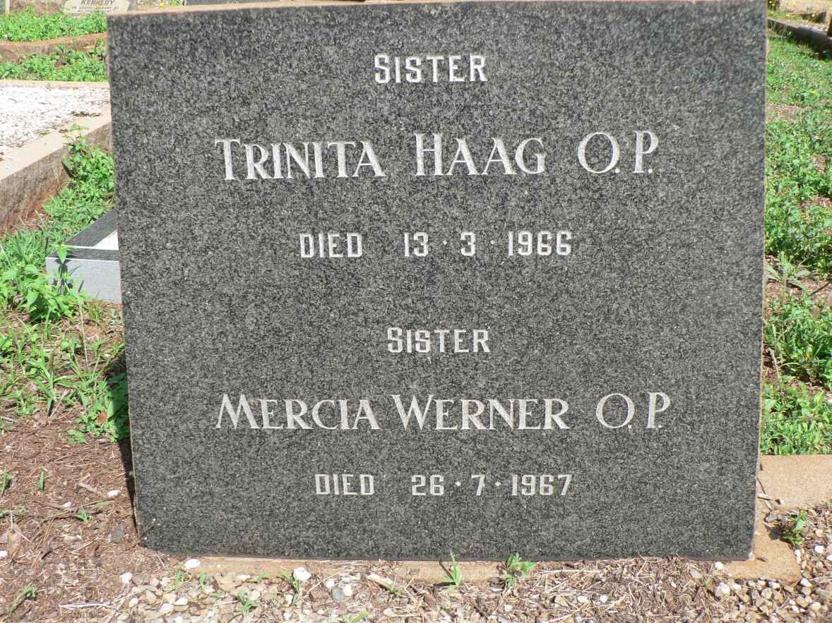 HAAG Trinita -1966 :: WERNER Mercia -1967