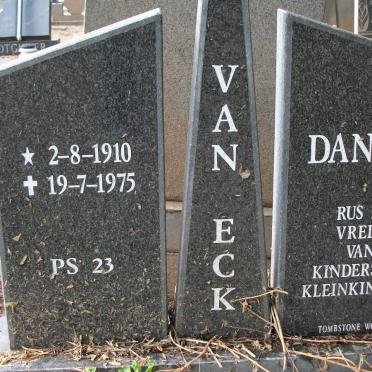 ECK Daniel, van 1910-1975