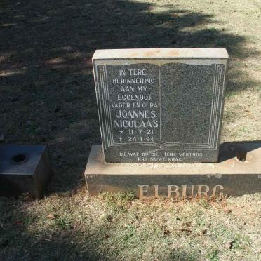ELSBURG Joannes Nicolaas 1921-1994
