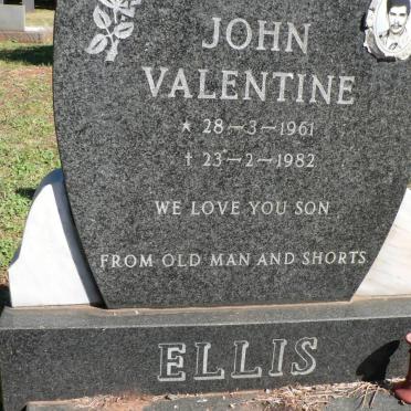 ELLIS John Valentine 1961-1982
