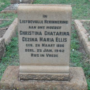 ELLIS Christina Chatarina Gezina Maria 1886-1942