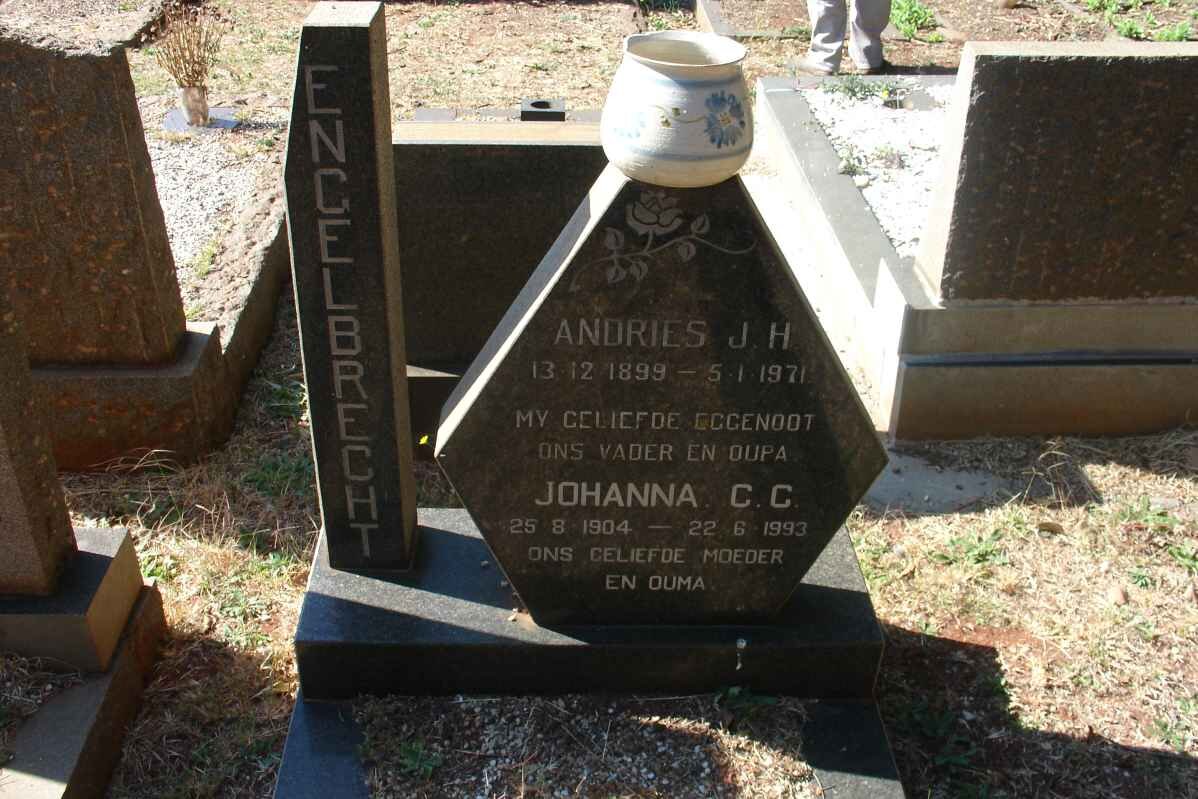 ENGELBRECHT Andries J.H. 1899-1971 &amp; Johanna C.C. 1904-1993