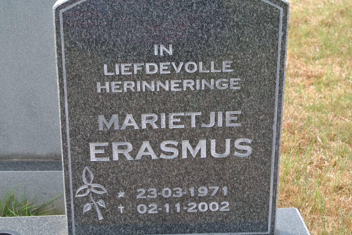ERASMUS Marietjie 1971-2002