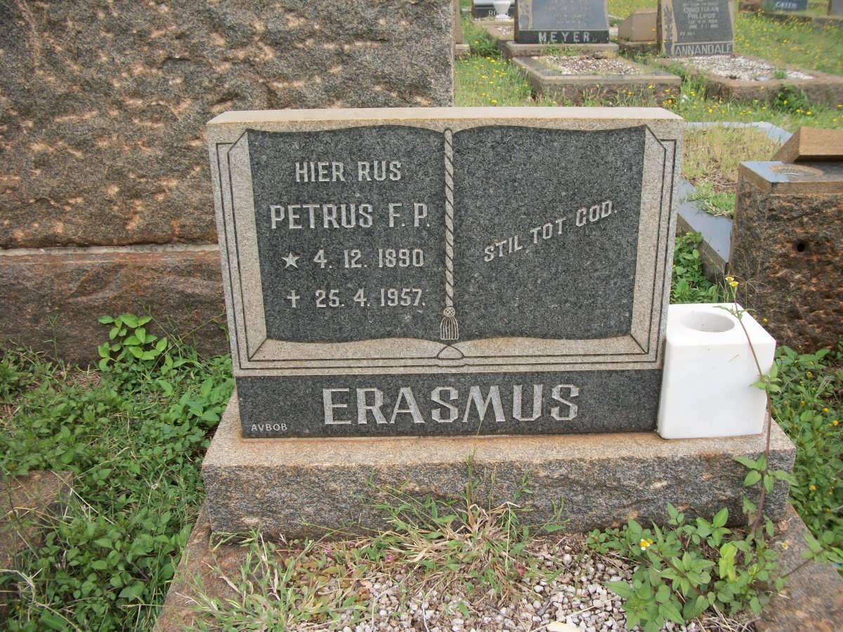 ERASMUS Petrus F.P. 1890-1957