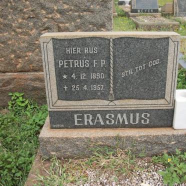 ERASMUS Petrus F.P. 1890-1957