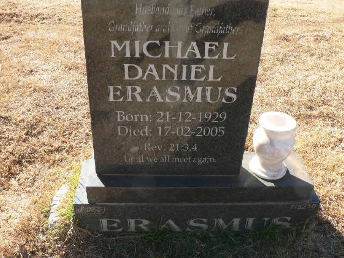 ERASMUS Michael Daniel 1929-2005
