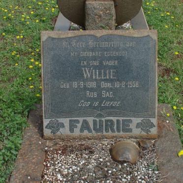 FAURIE Willie 1918-1958