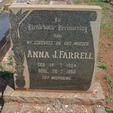 FARRELL Anna J. 1904-1960