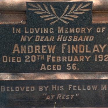 FINDLAY Andrew -1926