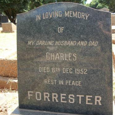 FORRESTER Charles -1952