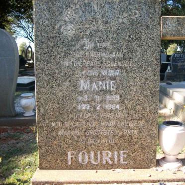 FOURIE Manie 19?9-1984