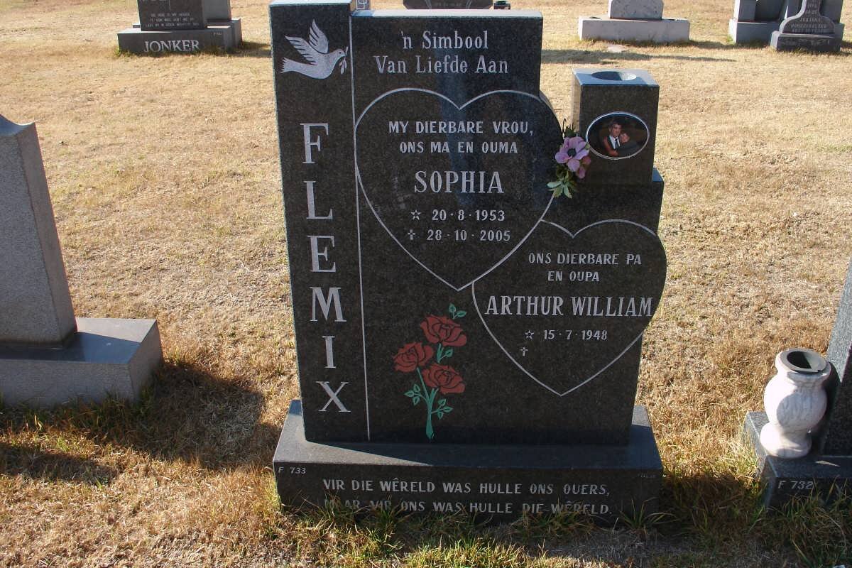 FLEMIX Arthur William 1948- &amp; Sophia 1953-2005