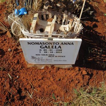 GALELA Nomasonto Anna 1948-2012