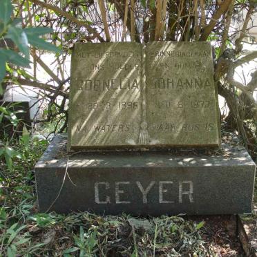 GEYER Cornelia Johanna 1896-1977