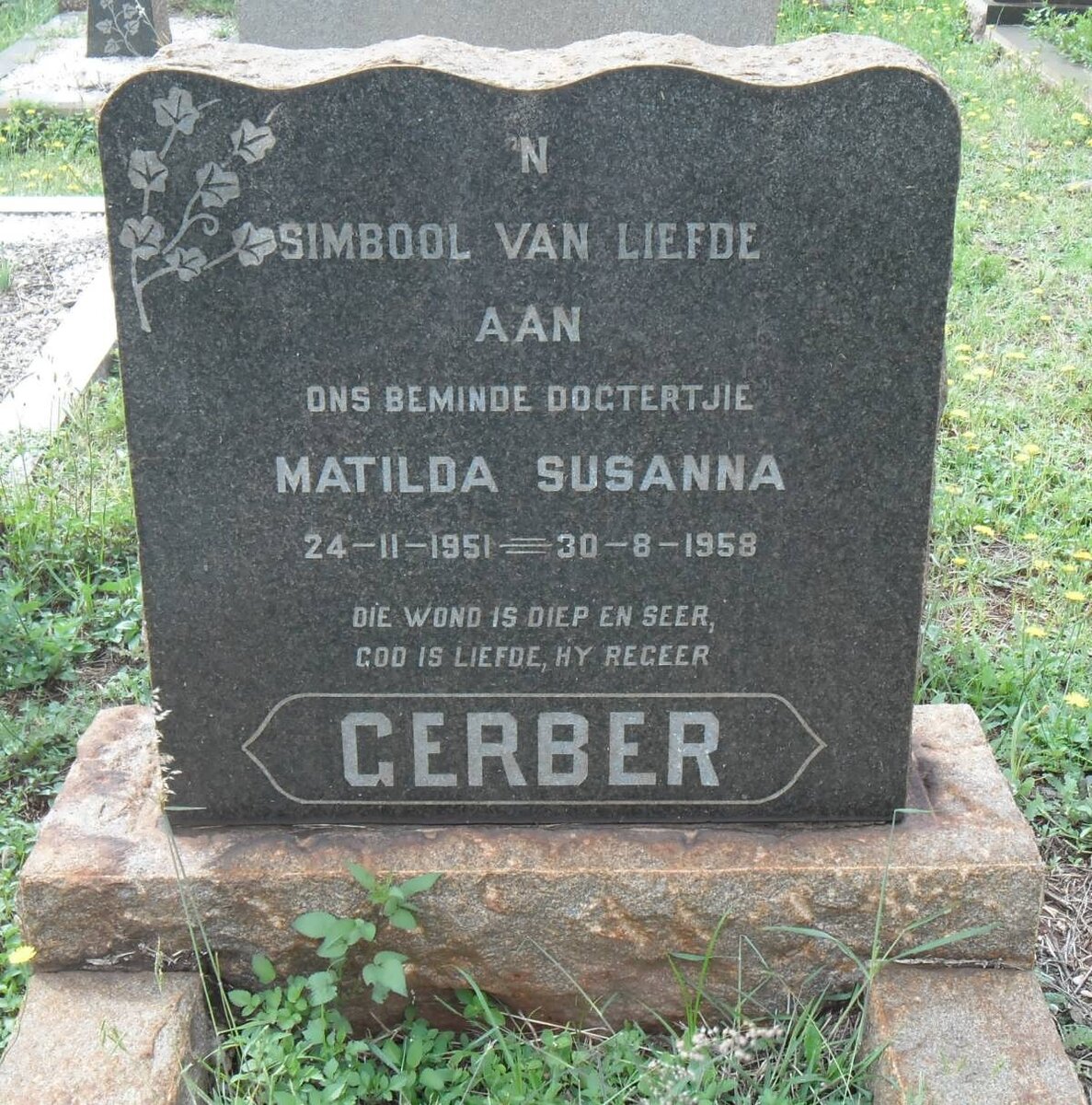 GERBER Matilda Susanna 1951-1958