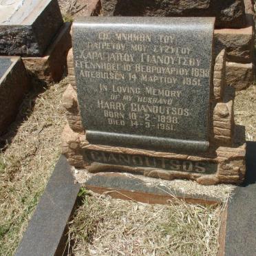 GIANOUTSOS Harry 1898-1951