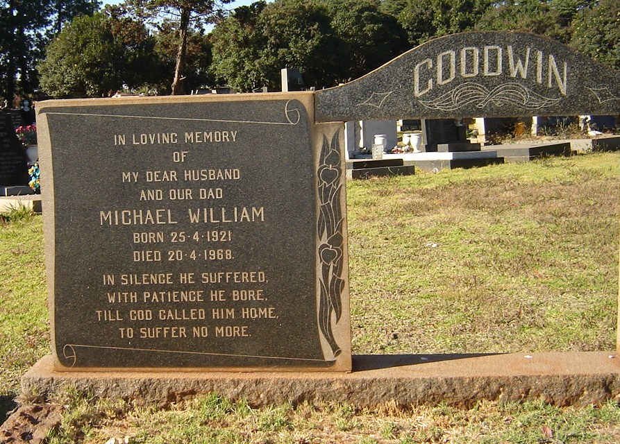 GOODWIN Michael William 1921-1968