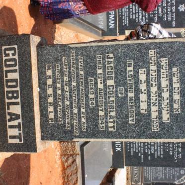 GOLDBLATT Jacob -1945