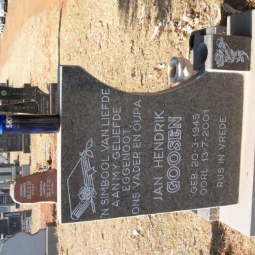 GOOSEN Jan Hendrik 1945-2001