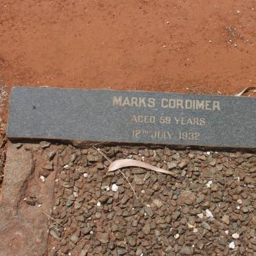 GORDIMER Marks -1932