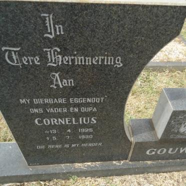 GOUWS Cornelius 1925-1980