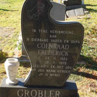 GROBLER Coenraad Frederick 1923-1979