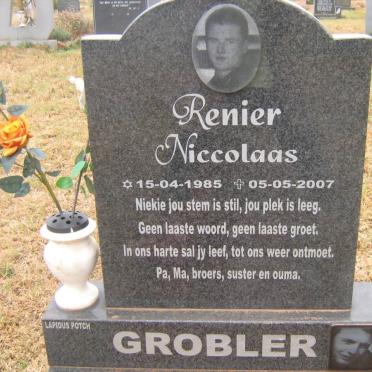 GROBLER Renier Niccolaas 1985-2007