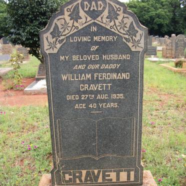 GRAVETT William Ferdinand -1935